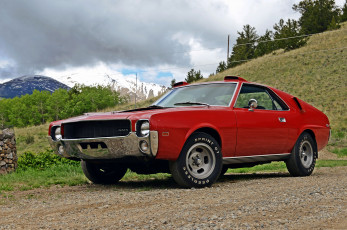 Картинка 1968-amc-amx-von-piranha автомобили amc amx