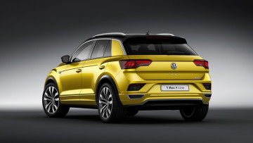 Картинка volkswagen+t-roc+r-line+2018 автомобили volkswagen t-roc r-line 2018