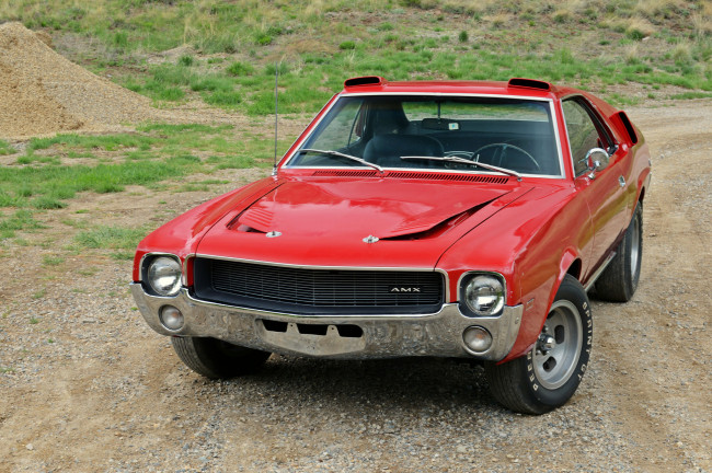 Обои картинки фото 1968-amc-amx-von-piranha, автомобили, amc