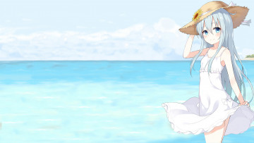 Картинка аниме gochuumon+wa+usagi+desu+ka девушка