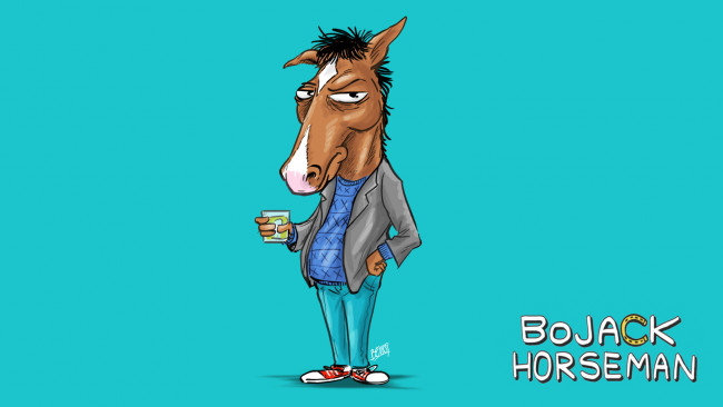 Обои картинки фото мультфильмы, bojack horseman, bojack, horseman