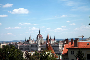 обоя города, будапешт , венгрия, парламент