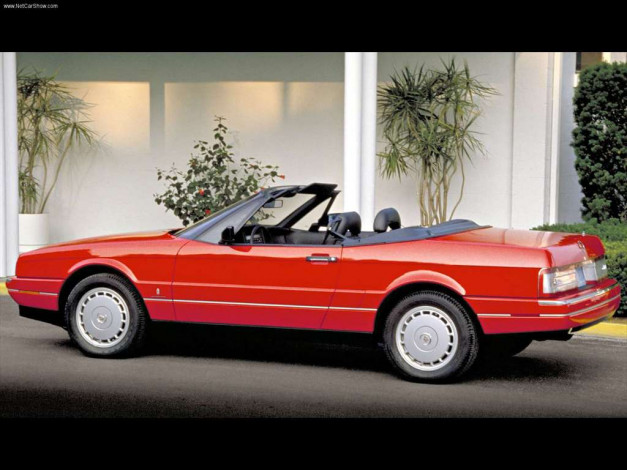 Обои картинки фото cadillac, allante, 1989, автомобили