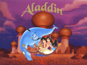 обоя мультфильмы, aladdin