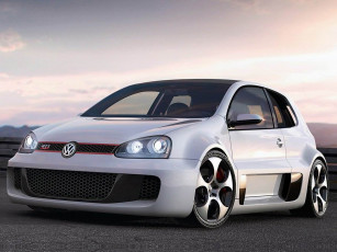 Картинка volkswagen golf gti w12 650 concept 2007 автомобили