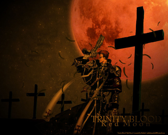 Обои картинки фото аниме, trinity, blood