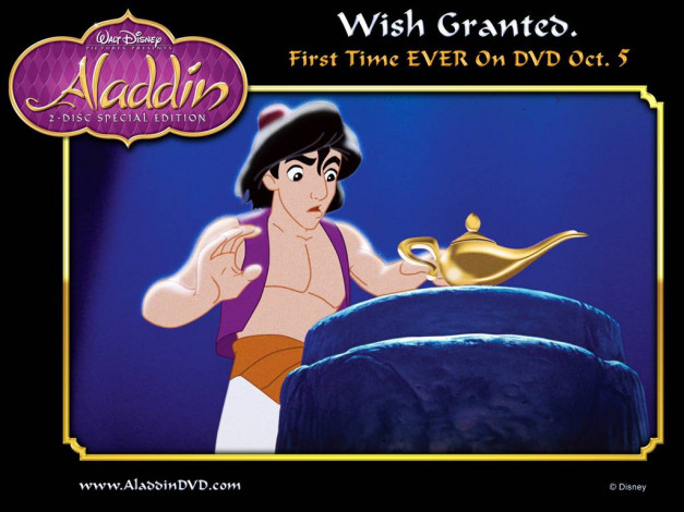 Обои картинки фото мультфильмы, aladdin