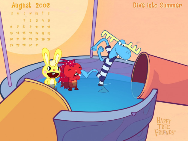 Happy tree friends фон