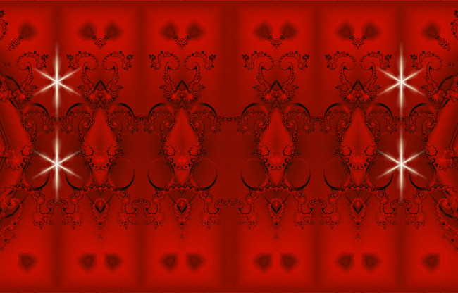 Обои картинки фото 3д, графика, fractal, фракталы, красный, абстракция, узор