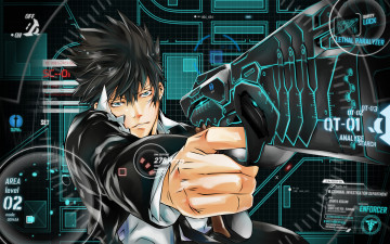 Картинка psycho pass аниме shinya kougami