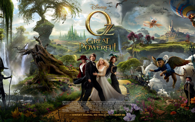 Обои картинки фото oz, the, great, and, powerful, кино, фильмы, 