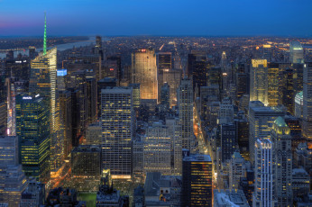 Картинка города нью йорк сша небоскребы ночь