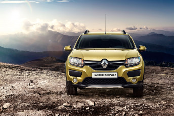 обоя автомобили, renault, 2014г, stepway, ru-spec, sandero