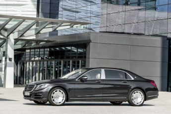 Картинка автомобили mercedes-benz x222 2015г темный mercedes-maybach s 600