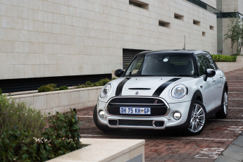 Картинка автомобили mini cooper s 5-door za-spec f56 2014г светлый