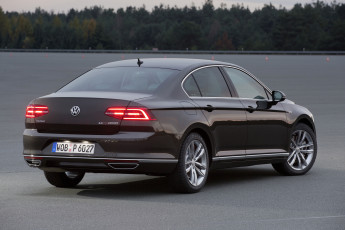 обоя автомобили, volkswagen, passat, 4-motion, b8, 2014г, темный