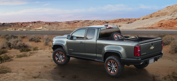 Картинка автомобили chevrolet colorado zr2 concept 2014г темный