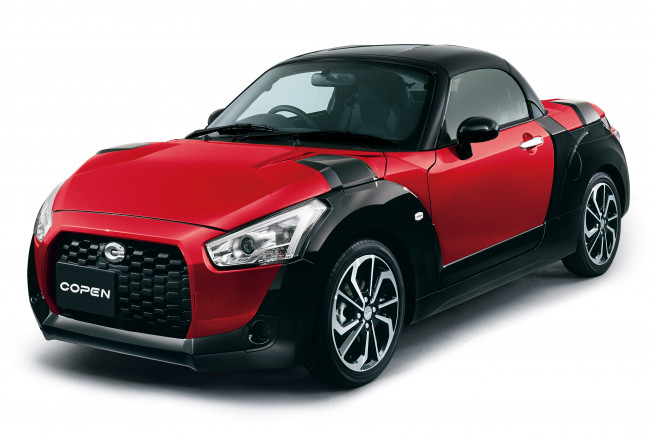 Обои картинки фото автомобили, daihatsu, красный, 2014г, xplay, copen