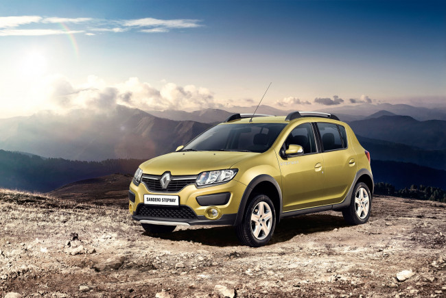 Обои картинки фото автомобили, renault, 2014г, ru-spec, stepway, sandero