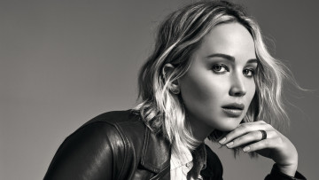 обоя девушки, jennifer lawrence, лицо, блондинка, актриса