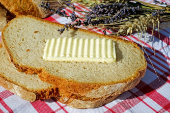 Картинка еда хлеб +выпечка масло