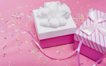 Картинка праздничные подарки+и+коробочки коробки подарки конфетти