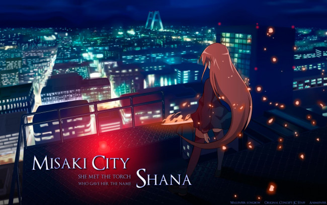 Обои картинки фото shakugan, no, shana, аниме