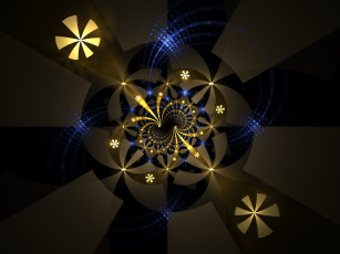Картинка 3д графика fractal фракталы абстракция узор фон