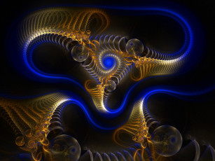 Картинка 3д графика fractal фракталы абстракция фон узор тёмный