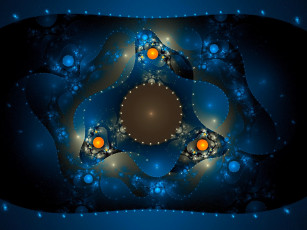 Картинка 3д графика fractal фракталы фрактал тёмный узор фон