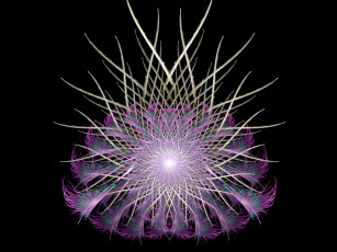 Картинка 3д графика fractal фракталы тёмный узор абстракция фон
