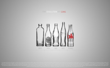 Картинка бренды coca cola evolution years design bottles эволюция годы дизайн кока-кола бутылки