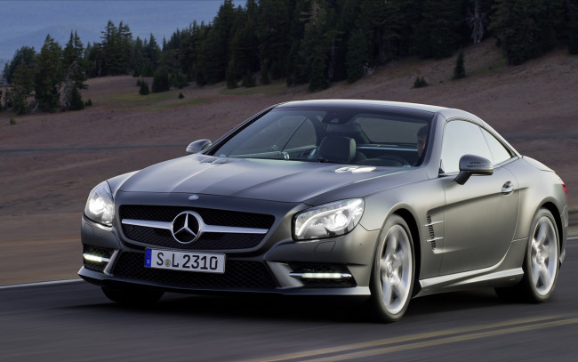 Обои картинки фото mercedes, benz, sl, class, 2013, автомобили