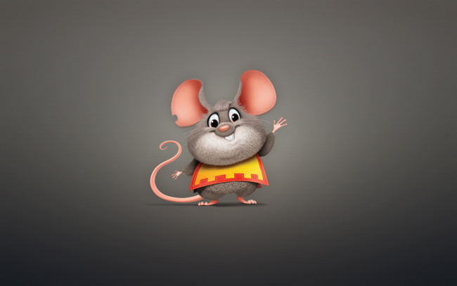 Обои картинки фото рисованные, минимализм, мышь, mouse, грызун, животное, пухлая