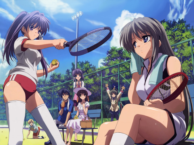 Обои картинки фото clannad, аниме