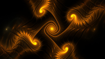 Картинка 3д графика fractal фракталы цвета фон изгибы узор