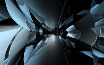 Картинка 3д графика abstract абстракции абстракция коридор