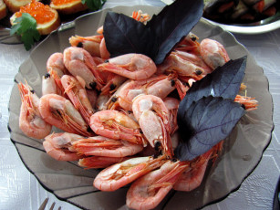 Картинка еда рыба +морепродукты +суши +роллы креветки базилик