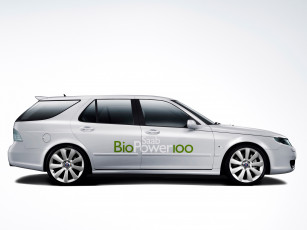 обоя saab biopower 100 concept 2007, автомобили, saab, 100, 2007, biopower, concept