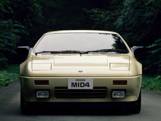 Обои картинки фото nissan mid4 concept 1985, автомобили, nissan, datsun, 1985, concept, mid4