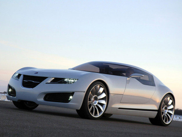 Обои картинки фото saab aero-x concept 2006, автомобили, saab, aero-x, concept, 2006