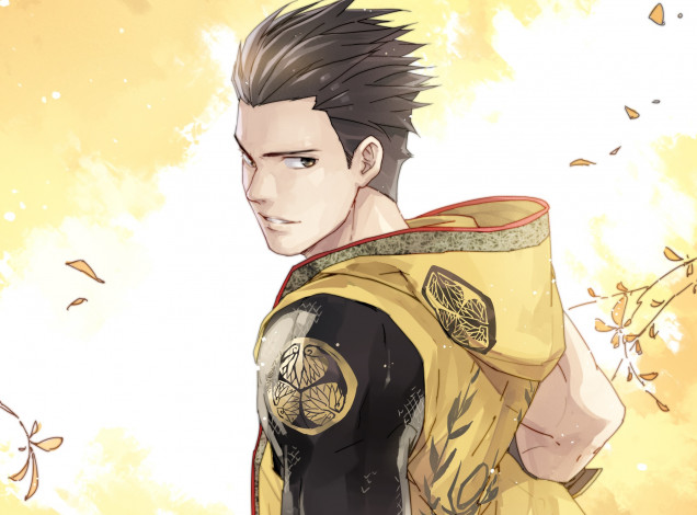 Обои картинки фото аниме, sengoku basara, tokugawa, ieyasu