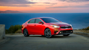 Картинка kia+forte+2019 автомобили kia forte 2019 красный