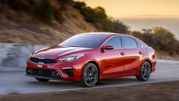 Картинка kia+forte+2019 автомобили kia forte 2019 красный