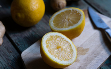 Картинка еда цитрусы лимоны макро