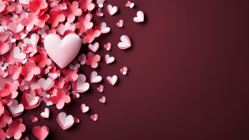 Картинка 3д+графика праздники+ holidays любовь праздник сердце сердца сердечки сердечко поздравление день святого валентина