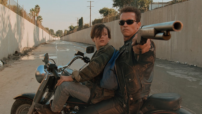 Обои картинки фото кино фильмы, terminator 2, terminator, 2, терминатор, джон, коннор, т800, арнольд, шварценеггер, arnold, schwarzenegger, эдвард, ферлонг, edward, furlong