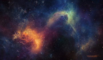 Картинка космос звезды созвездия свечение