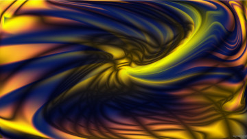 Картинка 3д графика fractal фракталы линии фон изгибы цвета