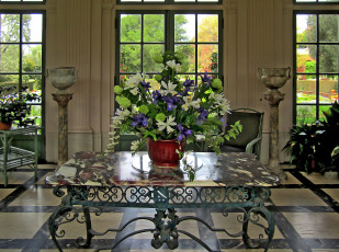 Картинка разное компьютерный+дизайн цветы ваза гостиная